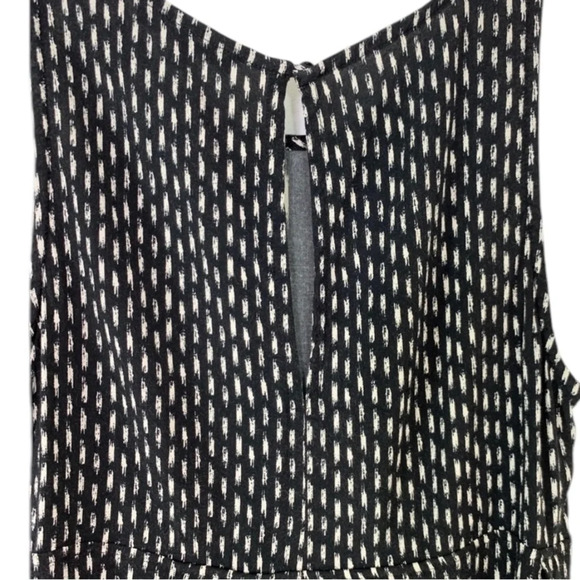 Madewell Sunbase Black Ikat Print Keyhole Top Size S - Picture 6 of 9
